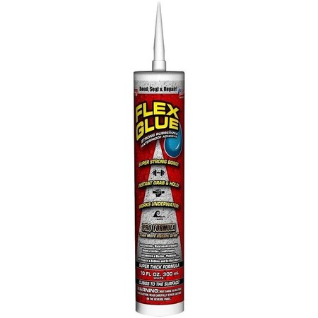 FLEX SEAL Flex Glue, White, 10 oz Cartridge GFSTANR10